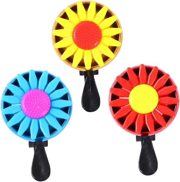 Cykelklocka Solrosring 3-pack i aluminiumlegering -