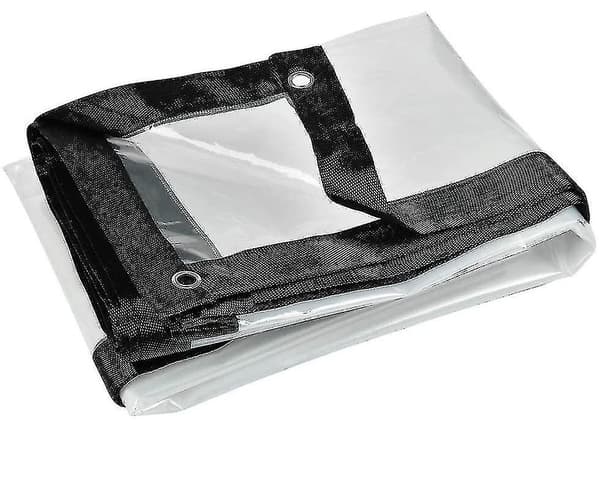 Kokoontaitettava Vedenpitävä Läpinäkyvä Pressu Silmukoilla (2x2m)