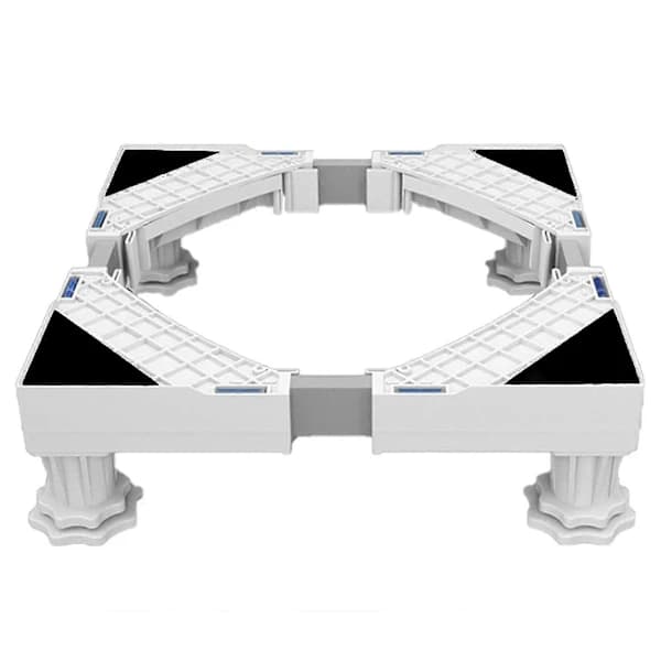 Washing Machine Stand Adjustable Anti-vibration Base for Dryer Refrigerator Mini Fridge Stainless Steel 41-64cm
