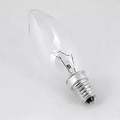 12x 25W E14 Ljuskälla Klar Vit Klassisk Glödlampa