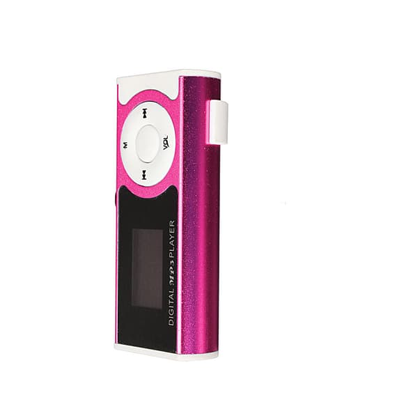 MINI MP3-spiller USB-klemspiller LCD-skjerm 16 GB TF-kort mini SD