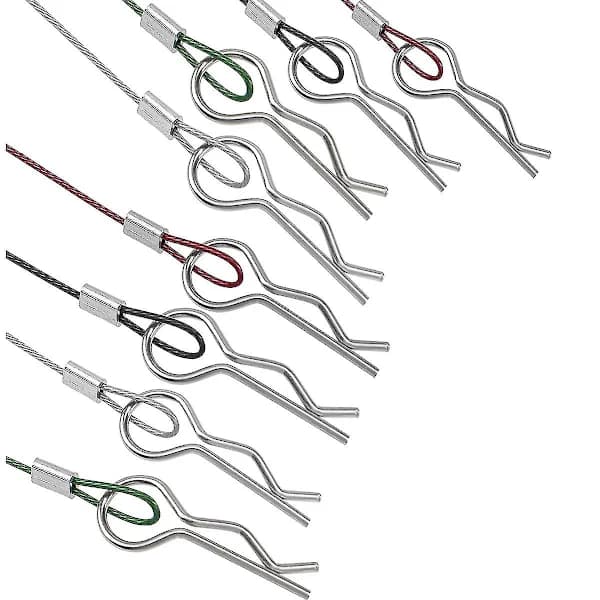Metallklämma R-typ Fäststift, Med Stål Anti-Rep RC S