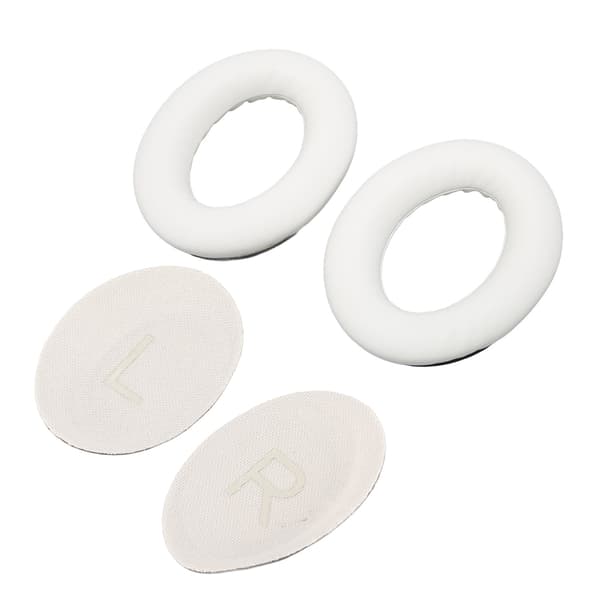 Headset Ear Pads Soft Noise Isolation Replacement Wireless Headphone Ear Cushions for QuietComfort45 White
