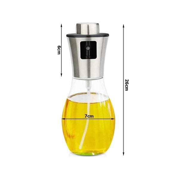 Olje-/eddiksprayflaske - 200 ml Transparent Transparent transparent