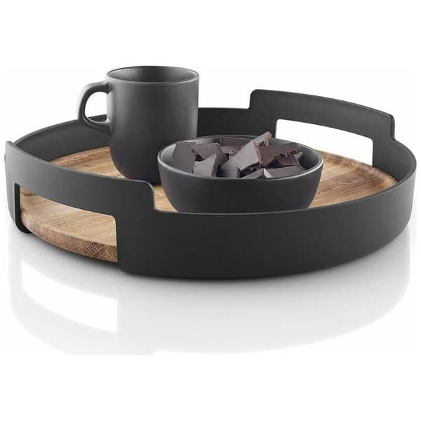 Nordic Kitchen Serveringsbakke, Enkelt og Tidløst Design, Sort
