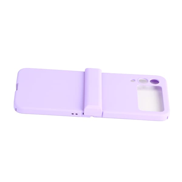 Foldable Screen Phone Case Ultra Thin Scratch Resistant Shockproof Portable Mobile Phone Protective Shell Purple for Zflip3