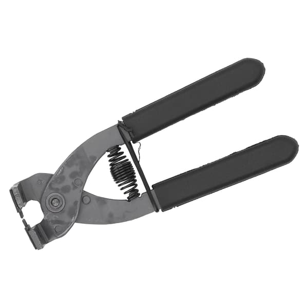 Leather Silent Pliers 4mm 2 Teeth Leather Pliers Rhombus Awl Non-slip Silent Sewing Chisel Leather Punch Tool