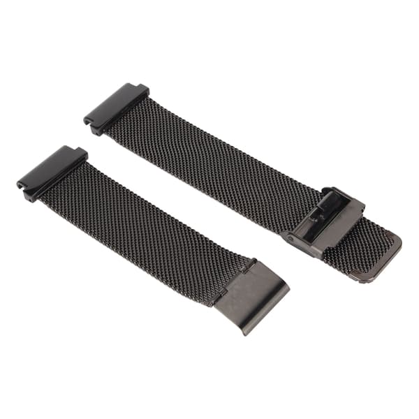 Urrem 22 mm rustfrit stål mesh justerbar erstatningsrem til Amazfit Falcon T‑REX 2 Ultra sort