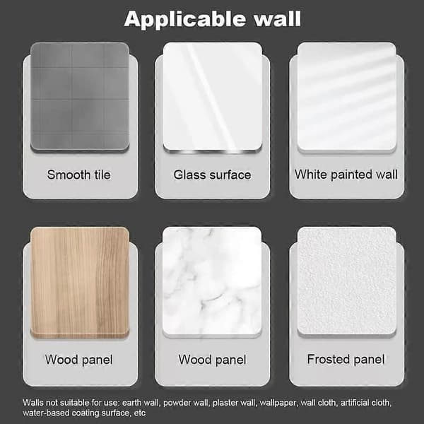 8 Pcs Self-Adhesive Hooks, Adhesive Hooks for Hanging, Waterproof Heavy Duty Self-Adhesive Hooks for Door Kitchen Bathroom