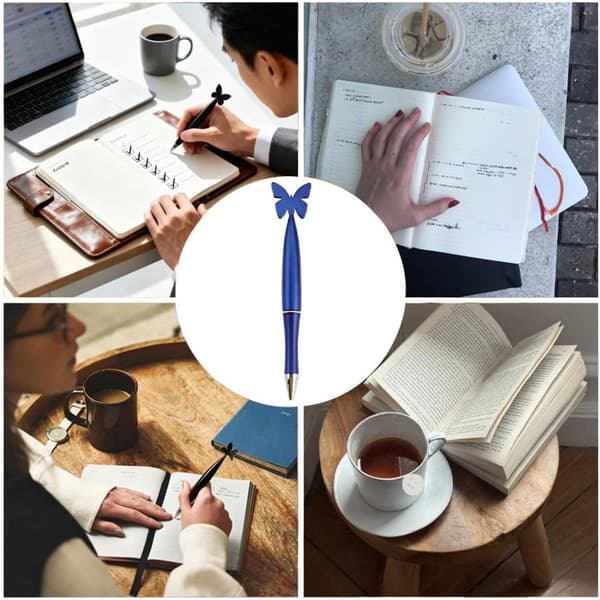 paperitavara perhonen sininen Schmetterlingsstift - Blauer Schmetterlingsstift