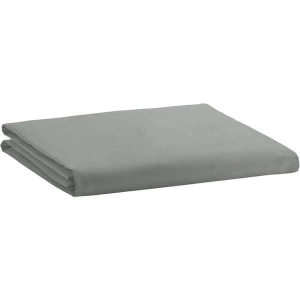 Microfiber Fitted Sheet Light Grey 150 x 200 x 30 cm