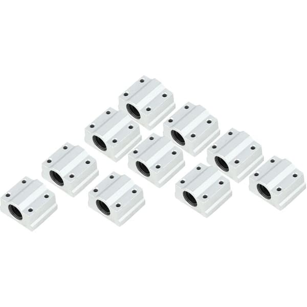 10 st/parti 3D-skrivardel Block Sc8Uu Scs8Uu 8 mm linjär kullager Cnc-fräs