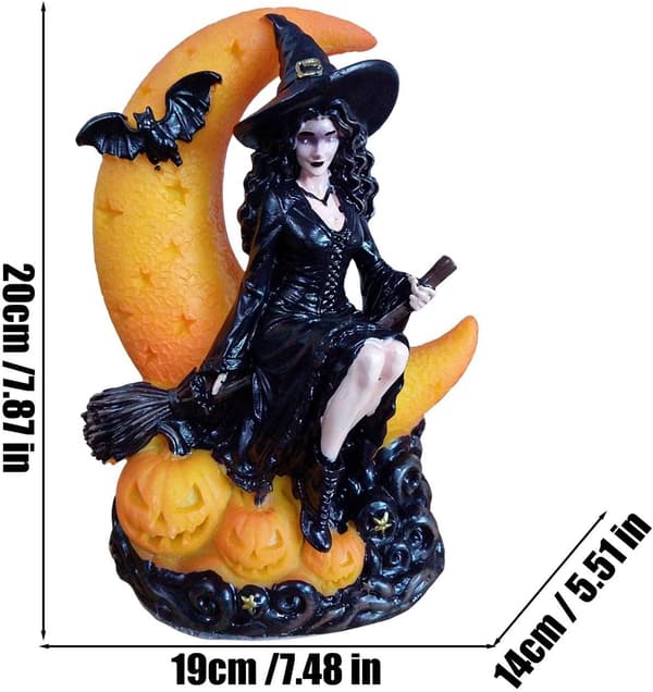 Halloween borddekoration stikkontaktdrevet belyst -