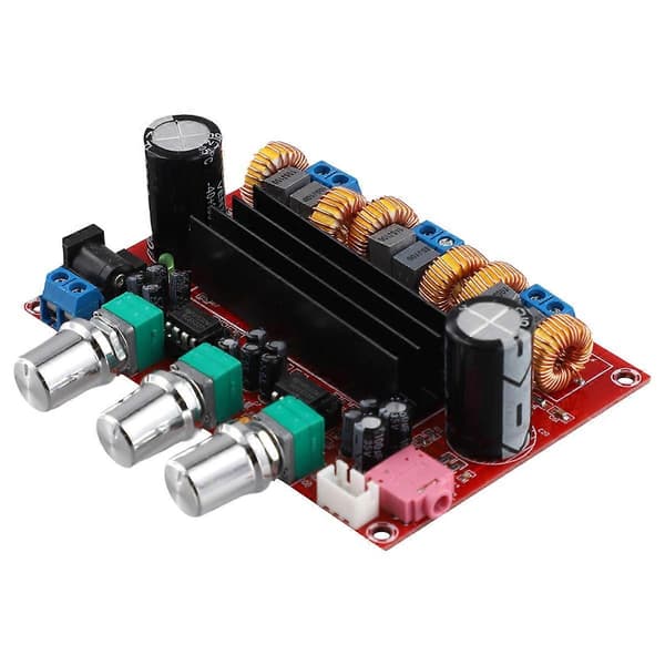XH-M139 Lydforsterkerkort 2x50W+100W 2.1 Kanal Forsterkermoduler DC 12-24V for Lydsystem DI