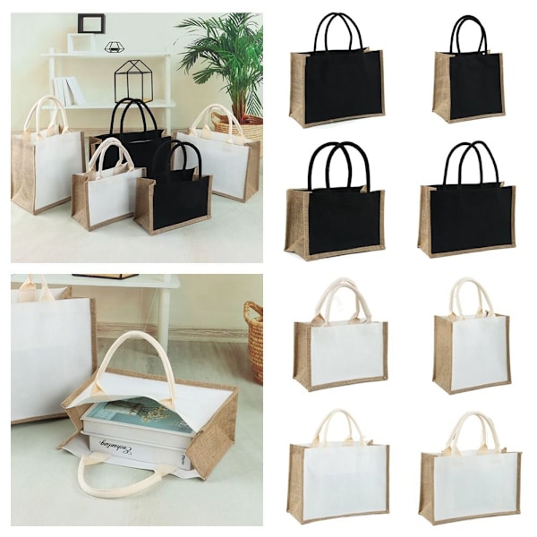 Blank Sack Tote Håndtaske SORT XL XL Sort Black XL-XL