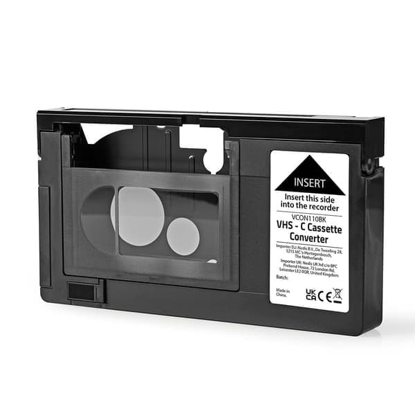 Kassettadapter VHS-C til VHS