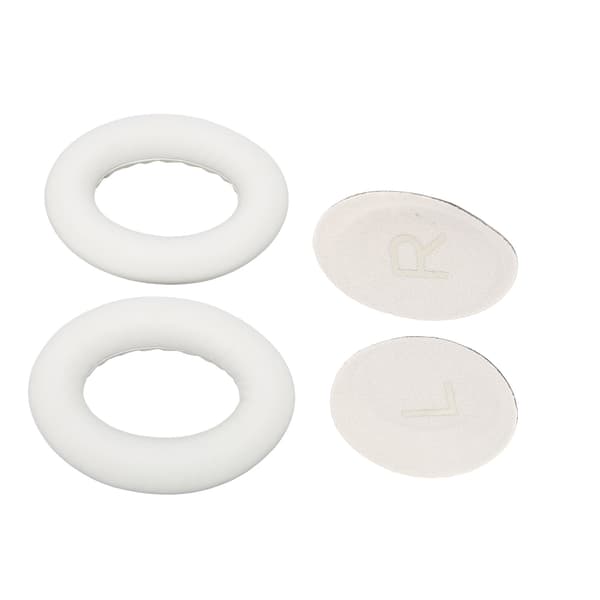 Headset Ear Pads Soft Noise Isolation Replacement Wireless Headphone Ear Cushions for QuietComfort45 White