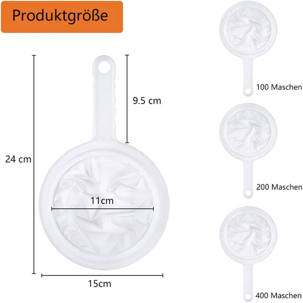 Space-Saving Design Nylon Strainer Spoon, Wide Use in Cooking and Beverage Preparation, Heat-Insulating Handle for Safe Handling