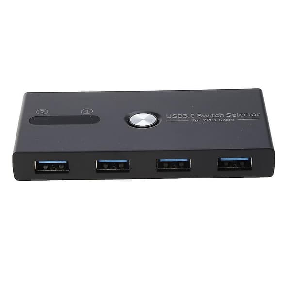 USB 3.0 Switch Vælger KVM Switch Box USB Hub Adapter 4 Porte Ud 2 Ind