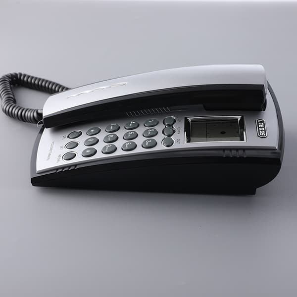 Ledningstelefon Lille Hjemmetelefon Fastnettelefon med Nummerpræsentationsdisplay