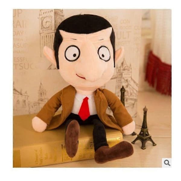 1-pak ny klassisk Mr. Bean plyslegetøj super sød dukke