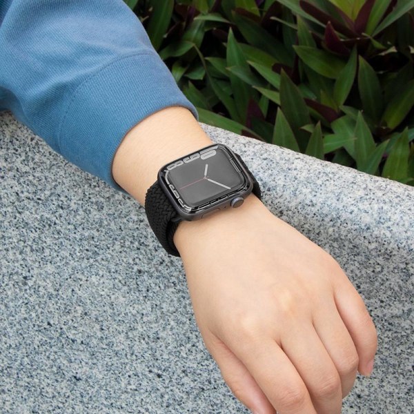 Klockarmband, för Apple Watch-armband, flätat nylon ferrous