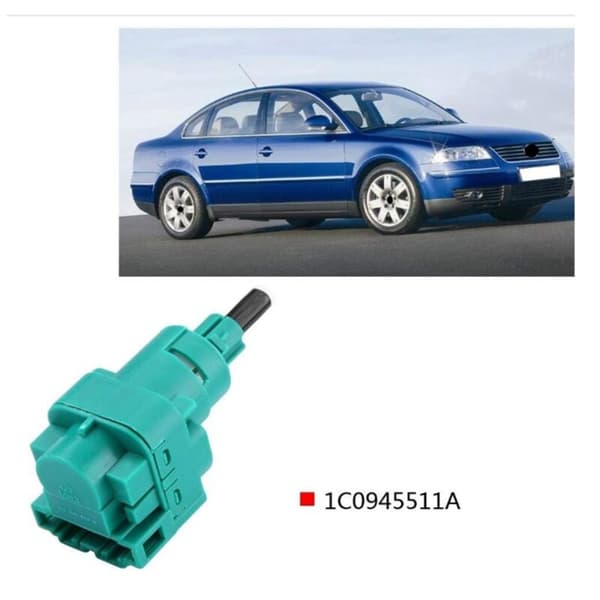 4-polet bremselyskontakt til A3 A4 A6 TT S4 R8 Golf 1C0945511A