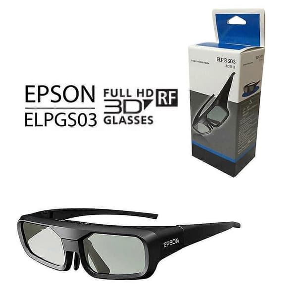 ELPGS03 RF 3D-lasit Epson-projektorille USB-kaapelilla EH-TW5100
