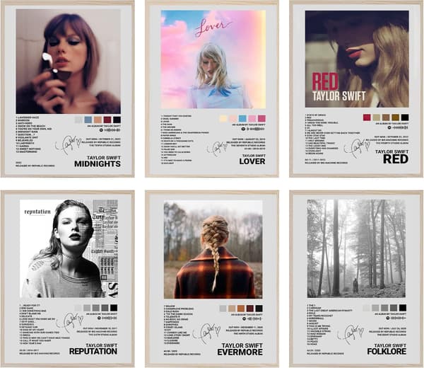 (20 x 25 cm) Taylor Swift-omslag Signert Limited Edition