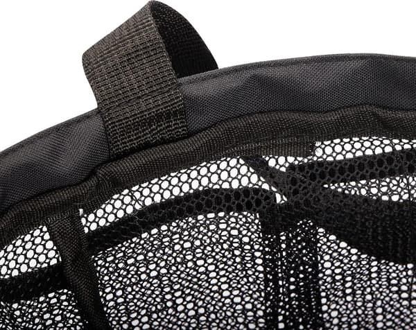 Mesh Shower Caddy, 2 Pack Black, 8 Pockets, Hanging for Dorm, Gym, Beach, Camping