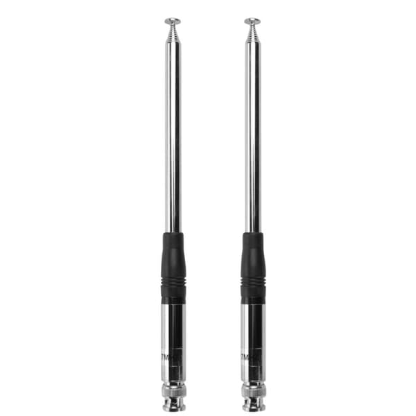 2x 27Mhz Antenne 9 tommer 51 HT Teleskop/Stangantenne til CB-radio – BNC-stik