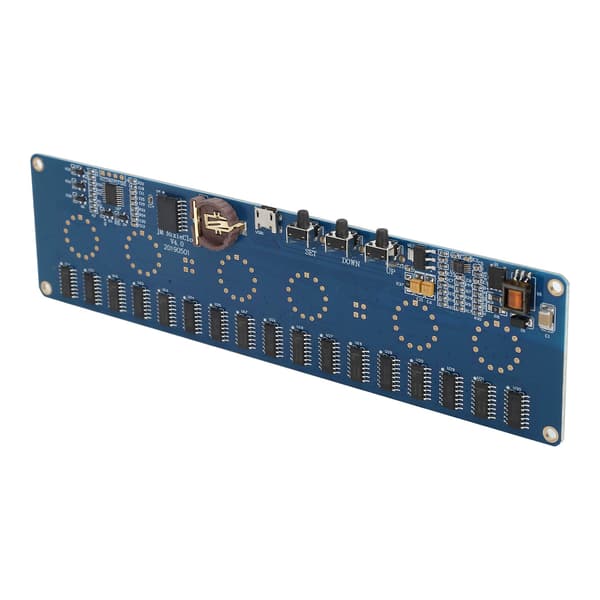 STM8S005 DC-kontrollkretskort LED-klocka present IN14 Digitalt rör PCBA RGB-chip USB med akrylskal