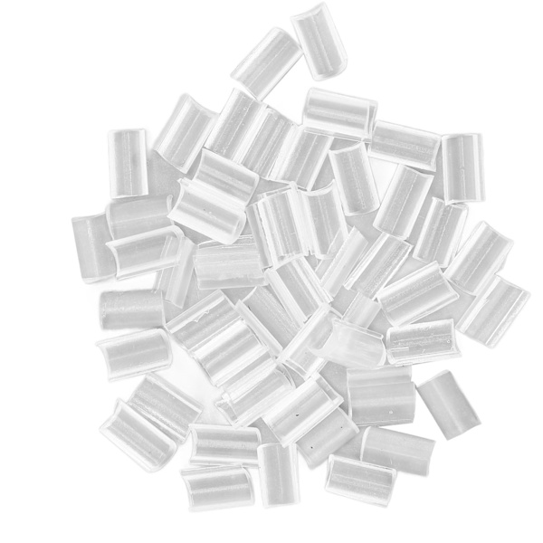 1 Bag U-Tip Hair Extension Glue Granules Salon Resin Transparent Wig Extension Thermal Bonding Beads