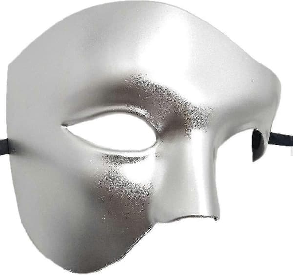 Maskerade Maske Vintage Phantom of the Opera Enøjet Halvansigtskostume