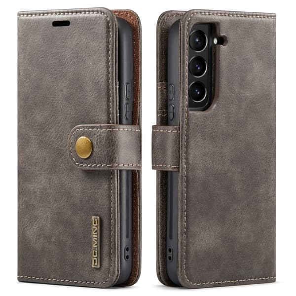 DG.MING 2-i-1 Magnetisk Pung Samsung Galaxy S22 Brun