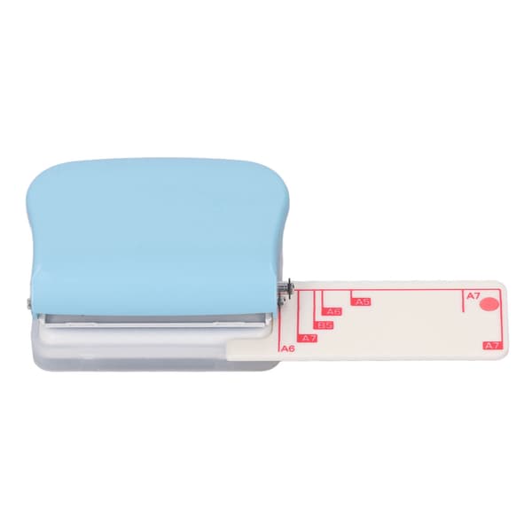 Paper Punch 3-Hole Punch 5 Sheet Capacity Handheld DIY Tool for B5 A5 A6 A7 A4