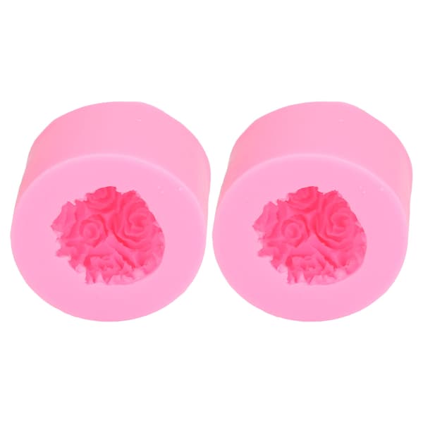 Gjenbrukbar Fleksibel Luktfri Baking Rose Kake Sjokolade Iskrem Silikonform