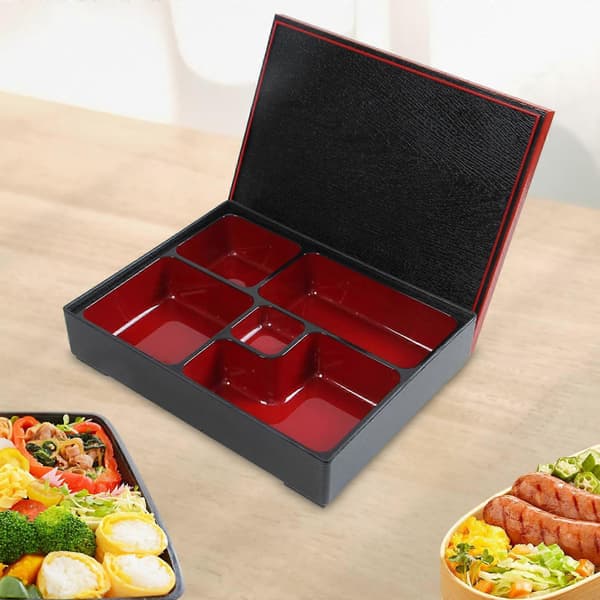 Japansk Bento Box Madkasse til Sushi, Ris, Sauce Restaurant Picnic