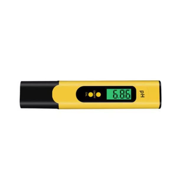 PH-05-analysator bærbar PH-måler testinstrument med baggrundsbelysning husholdningsdetektor (gul)