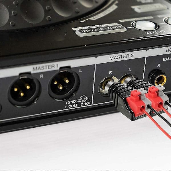 kaiutinkaapeli Audio Male Jr-r59-1a -liitinsovittimeen
