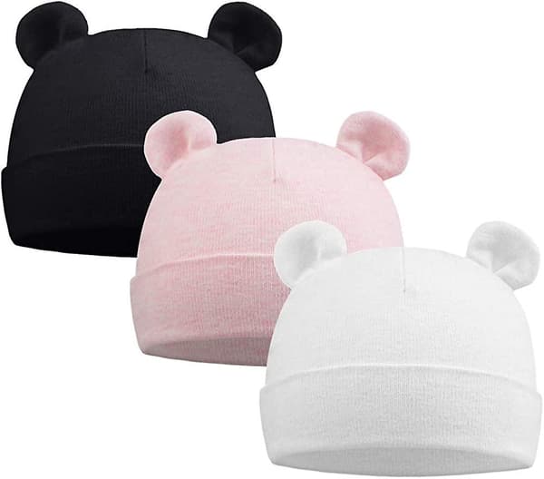 Pesaat Nyfødt Sykehuslue Preemie Gutter Jenter Beanie Solid Spedbarn Barn Luer Høst Vinter