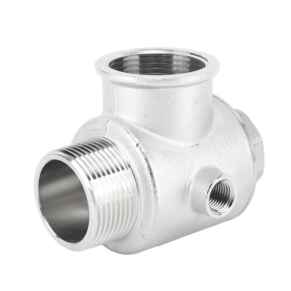 5-way Check Valve DN32 Aluminum Alloy Backflow Preventer Internal External Spring Thread