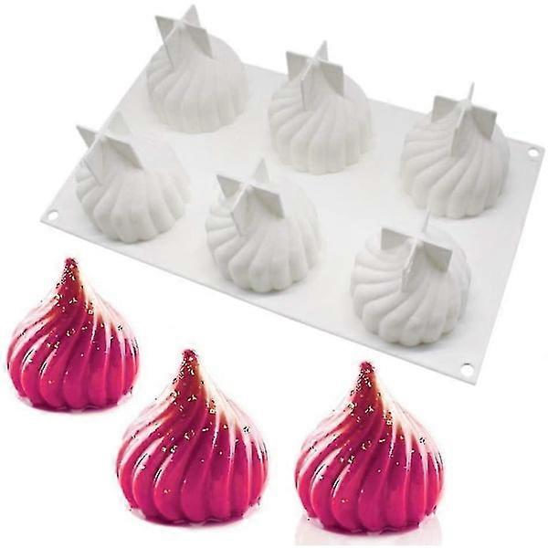 3D Silikone Kage Mousse Form - DIY Bageform til Dessert