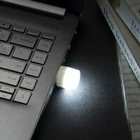 Mini USB nattlampe, kompakt LED-lampe, bærbar belysning, Ambien