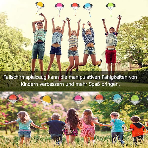 5 st Barn Handkast Fallskärm Leksak Utomhus Sportleksaker