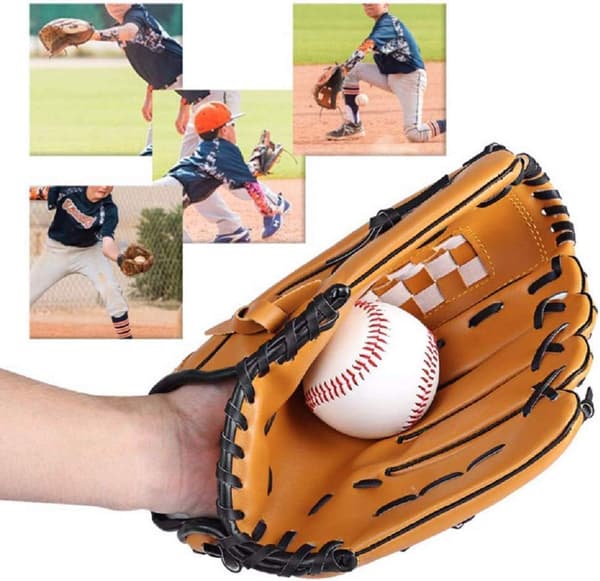 9\" håndlavede baseballs PVC øvre gummi indre blød (3 stk)