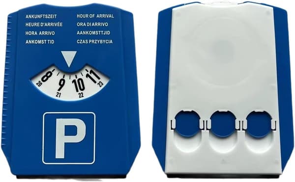 Parking Meter Ice Scraper Time Display Disc Car Windshield Snow Plow Return Time Note Snow Blower Timer Clock