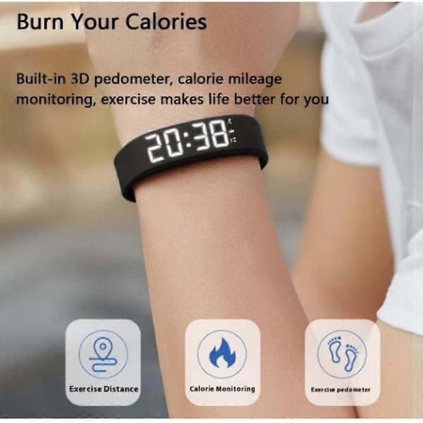 Fitsleeps Stille Vibrerende Vekkerklokke Lys Rosa Light Pink