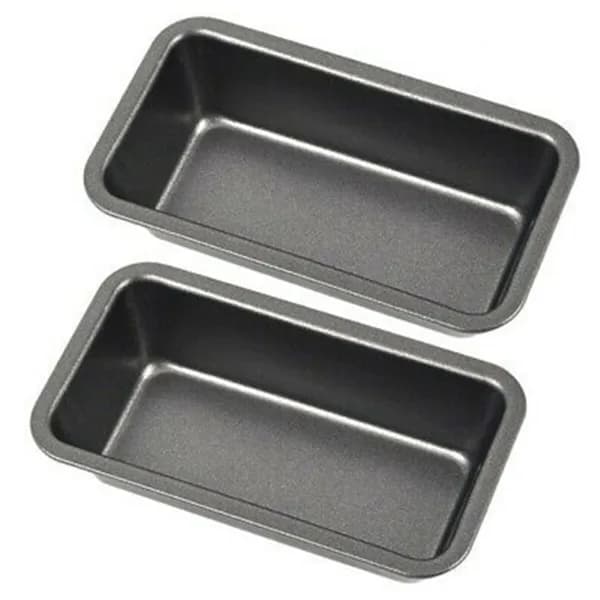 2 stk. bageforme, non-stick kulstofstål brødform, bakke til toast, form til kage, brød, wienerbrød, toast, bo