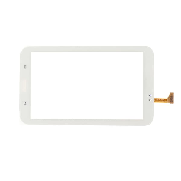 Touchscreen Digitizer Clear HD Sensitive Phone Glass Replacement for Samsung Galaxy Tab 3 SM‑T210 T217 P3210 White Frame